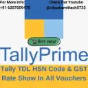Tally TDL HSN Code & GST Rate Show In All Vouchers l LifeTime Validity