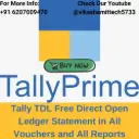 Tally TDL Free Direct Open Ledger Statement in All Vouchers and All Reports