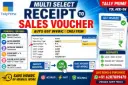Tally Prime TDL | Multi Select Receipt to Sales Voucher | Auto GST Invoice Creation