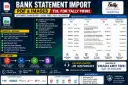 Bank Statement Import TDL for Tally Prime | PDF & Image Import |   ₹0.40/Page | 3,000 Pages @ ₹1,000 | Unlimited ₹4,000/Year