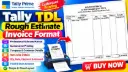 Tally TDL Rough Estimate Invoice Format